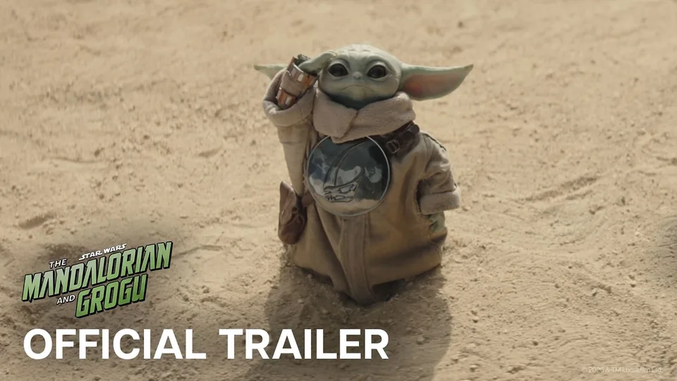 Кадр из трейлера: The Mandalorian and Grogu | Official Trailer | In Theaters May 22